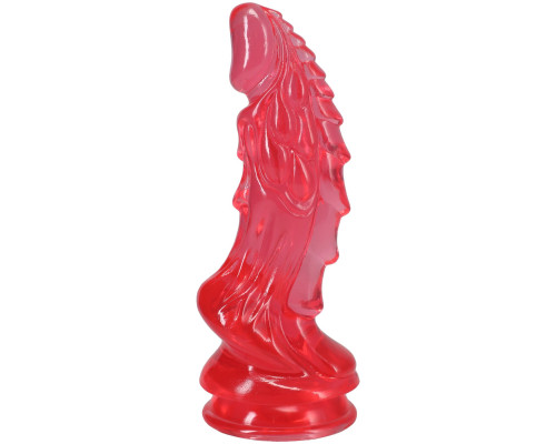 Фентезійний фалоімітатор Doc Johnson Crystal Jellies - Invader Dong 8.5 Inch - Pink