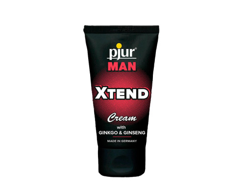 Крем-стимулятор для пеніса pjur MAN Xtend Cream 50 мл, з екстрактами гінкго та женьшеню