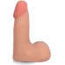 Фалоімітатор Doc Johnson The Realistic Cock ULTRASKYN - 5" with Balls Vanilla (надрив паковання!!!)