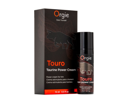 Крем для посилення ерекції Orgie Touro Power Cream, 15 мл (м'яте паковання!!!)