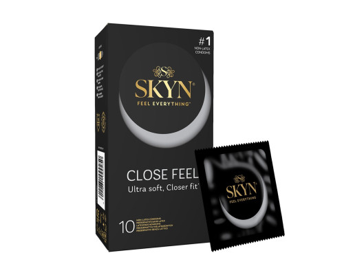Безлатексні преміум-презервативи SKYN Close Feel 10 шт (м'яте паковання!!!)