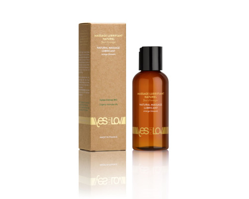 Масажна олія YESforLOV NATURAL MASSAGE LUBRICANT Orange blossom 100 мл