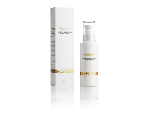 Масажний гель-змазка YESforLOV ALLOVER LUBRICATING MASSAGE GEL 100 мл, силіконова основа