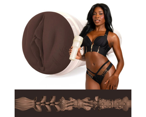 Мастурбатор Fleshlight Girls: Nicole Kitt Purrrrrfection, зі зліпка вагіни, дуже ніжний