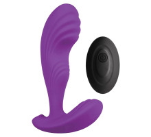 Вібромасажер простати S Pleasures Premium Cozy, Purple, з рельєфною головкою, 10 режимів