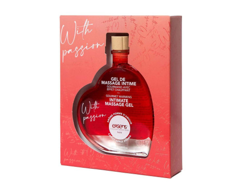 Розпродаж!!! Масажний гель EXSENS With Passion Candy Apple 50 мл (термін 04.2027)
