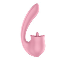 Вагінально-кліторальний вібратор Satisfyer Tongue Genius з язичком