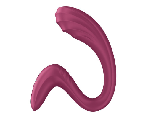 Вагінально-кліторальний вібратор Satisfyer G for Goddess 3 Wine Red (м'яте паковання!!!)
