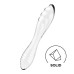 Двосторонній скляний дилдо Satisfyer Dazzling Crystal 1 Transparent (м'яте паковання!!!)