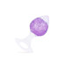 Анальна пробка Liebe Seele Heart-shaped Crystal Anal Plug - Purple Medium