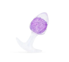 Анальна пробка Liebe Seele Icecream-shaped Crystal Anal Plug - Purple Medium
