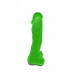 Мило у формі пеніса Чистий Кайф Green size XL, крафтове мило-член, натуральне