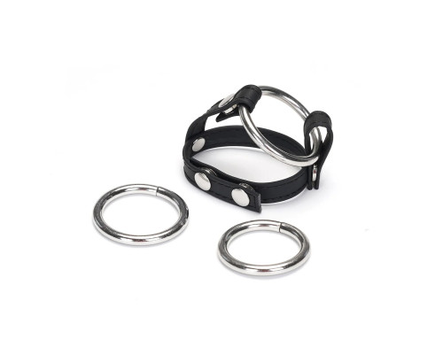 Ерекційне кільце Liebe Seele Vegan Fetish, у комплекті 3 змінні кільця (32 мм, 35 мм, 38 мм)