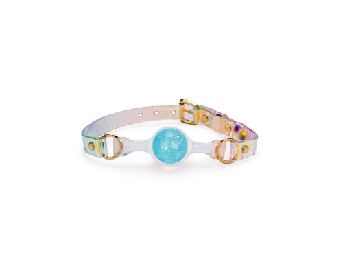 Кляп Liebe Seele Crystal Ball Gag - Blue (Small Ball)