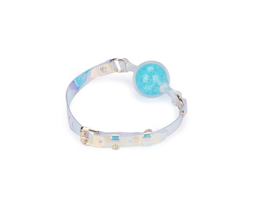 Кляп Liebe Seele Crystal Ball Gag - Blue (Large Ball)