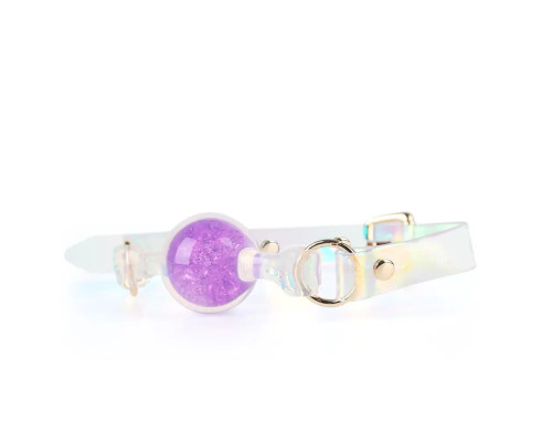 Кляп Liebe Seele Crystal Ball Gag - Purple (Large Ball)