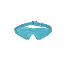 Маска на очі  Liebe Seele Blue Lamb Leather Blindfold with Velvet Lining