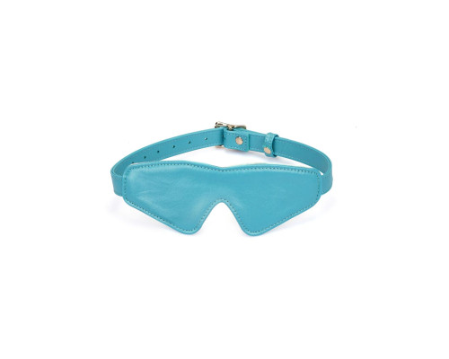 Маска на очі  Liebe Seele Blue Lamb Leather Blindfold with Velvet Lining