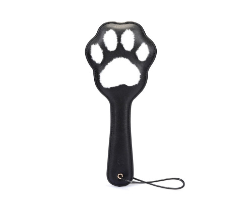 Паддл у вигляді кошачої лапки Liebe Seele Round Paddle Black/White