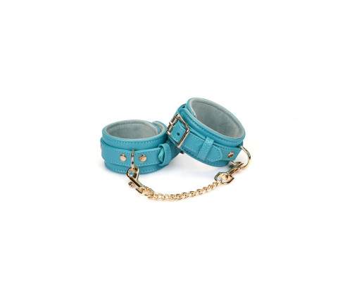 Поножі Liebe Seele Blue Lamb Leather Ankle Cuffs with Velvet Lining