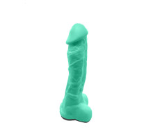 Мило у формі пеніса Чистий Кайф Turquoise size XL, крафтове мило-член, натуральне