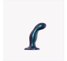 Дилдо з вібрацією Strap-On-Me FINGERING & VIBRATING DILDO - M - BLUE, з манливим рухом