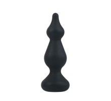Анальна пробка Adrien Lastic Amuse Mini Black (S) з двома переходами, макс. діаметр 3 см