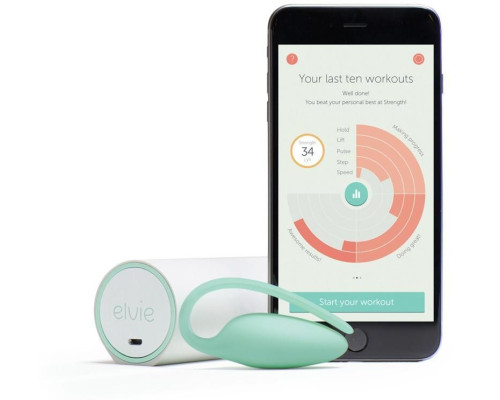 Преміумтренажер Кегеля Elvie Exercise Tracker, індукційна зарядка, PRO-додаток, без вібрації