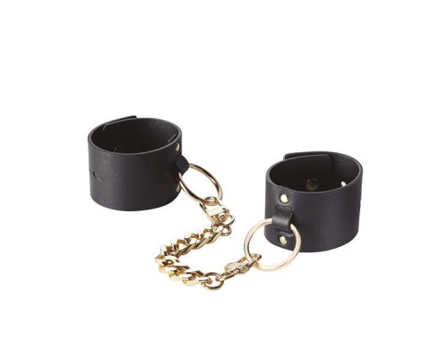 Наручники Bijoux Indiscrets MAZE — Wide Cuffs Black