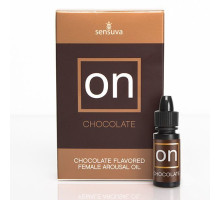 Збуджувальні краплі для клітора Sensuva ON Arousal Oil for Her Chocolate (5 мл) зі смаком шоколаду