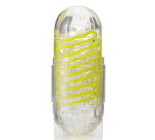Мастурбатор Tenga Spinner 03 Shell з пружною стимулювальною спіраллю всередині