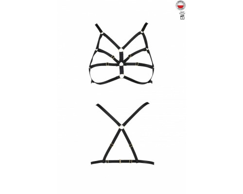 Бюстгальтер-стрепи Passion Exclusive ARMANDA BRA S/M, black