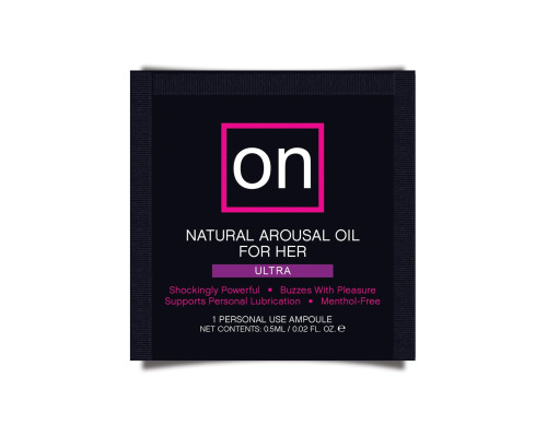 Пробник збудливого масла Sensuva - ON Arousal Oil for Her Ultra (0,5 мл)