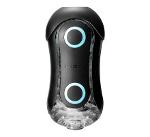 Мастурбатор Tenga Flip Orb Strong — Blue Rush, з можливістю зміни тиску та стимулювальними кульками
