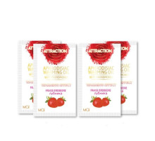 Пробник массажного масла с феромонами MAI PHEROMON MASSAGE OIL STRAWBERRY  (10 мл)