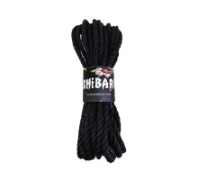 Джутова мотузка для Шибарі Feral Feelings Shibari Rope, 8 м чорна