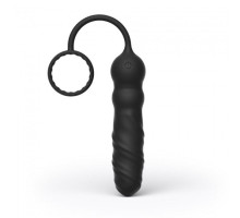 Анальний вібратор Dorcel Deep Seeker з ерекційним кільцем і пультом ДК