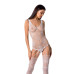 Ажурний бодістокінг з імітацією панчіх Passion BS074 white
