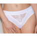 Трусики з широкою гумкою і мереживом Passion PS001 PANTIES M, white