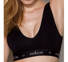 Спортивний топ з широкою гумкою Passion PS004 TOP XL, black