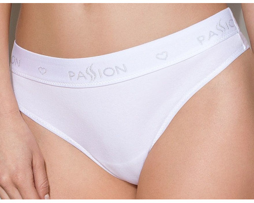Трусики-бразиліана з бавовни Passion PS005 PANTIES S, white