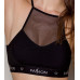 Спортивний топ з прозорою вставкою Passion PS006 TOP L, black