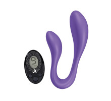 Вібратор для пар Adrien Lastic Couple Secrets II з пультом LRS, два мотори, універсальний