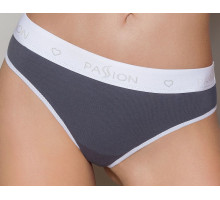 Спортивні трусики-стрінги Passion PS007 PANTIES dark grey, L