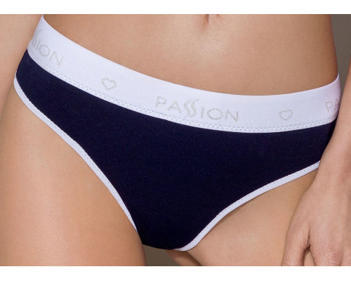 Спортивні трусики-стрінги Passion PS007 PANTIES S, navy blue