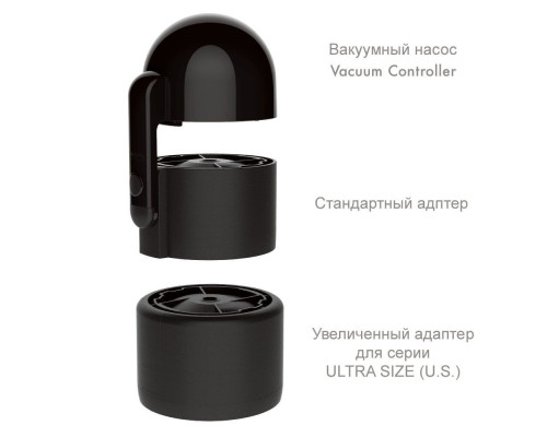Вакуумна насадка Tenga Vacuum Controller з мастурбатором US Deep Throat Cup, єдиний, що смокче