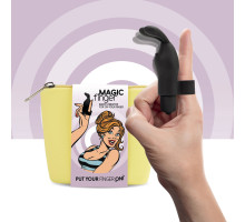 Вібратор на палець FeelzToys Magic Finger Vibrator Black