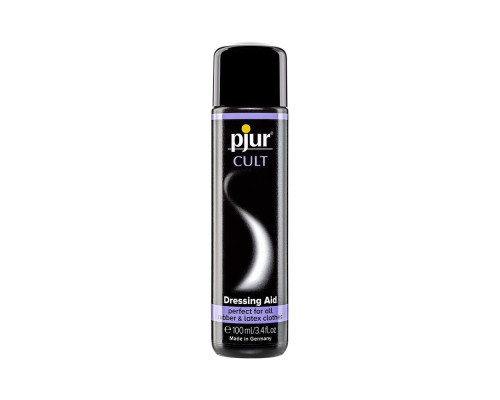 Змазка для латексу та гуми pjur Cult Dressing Aid 100 мл, для полегшення надягання фетиш-вбрання