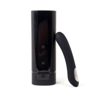 Інтерактивний набір: мастурбатор + стимулятор точки G Kiiroo Onyx + and Pearl 2 Couple Set Black