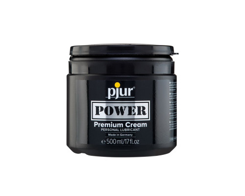 Анальний лубикант pjur POWER 500 мл, водно-силіконовий, густий, ідеальний для фістингу